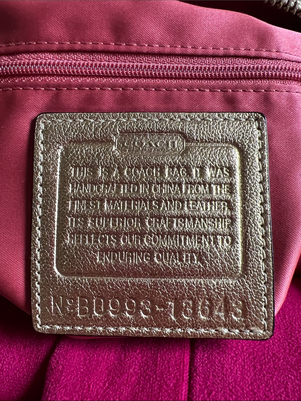Coach Y2K Ali Patchwork Bag-EUC - Picture 3 of 13